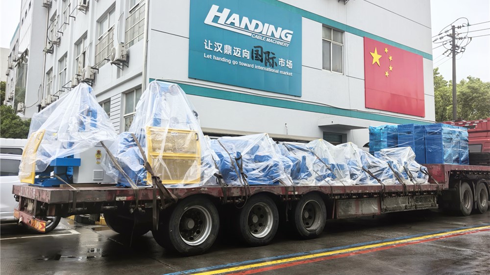 助力線纜順利生產｜漢鼎 BP-630 箱式主動放線架發運海外